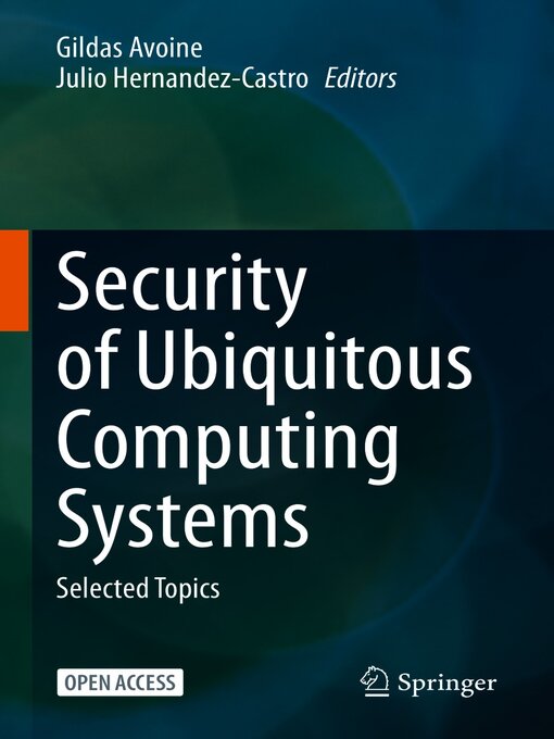 Title details for Security of Ubiquitous Computing Systems by Gildas Avoine - Wait list